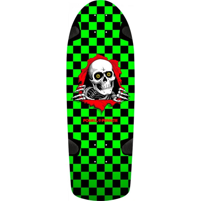 OG Ripper Checker Green/Black 10.0" Skateboard Deck