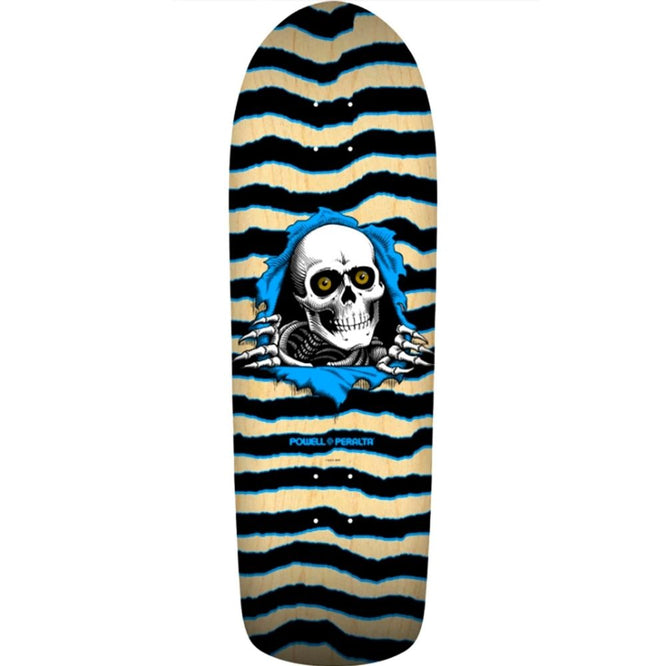 Old School Ripper Natural/Blue 10.0" Skateboard Deck