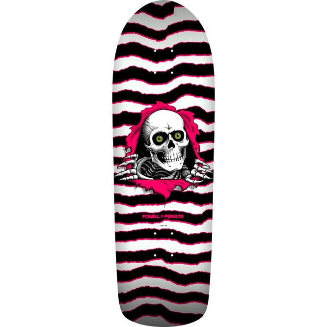 Old School Ripper White/Pink 10.0" Skateboard Deck