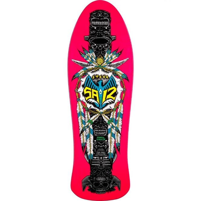 Steve Saiz Totem Pink 10.0" Skateboard Deck