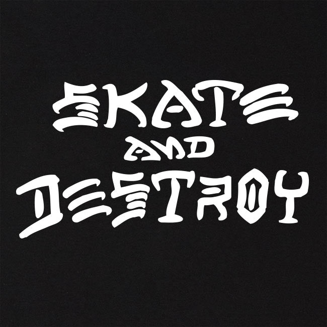 Skate and Destroy T-Shirt Schwarz