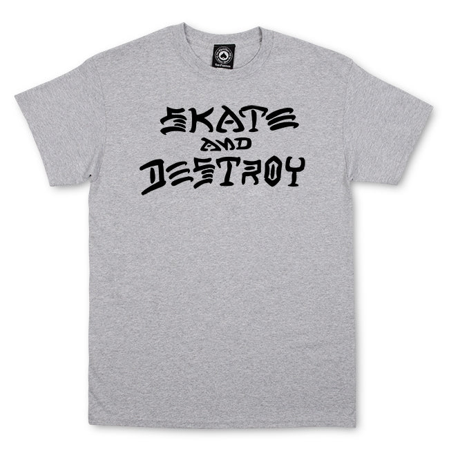 Skate and Destroy T-Shirt Grau