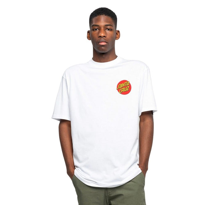 Classic Dot Chest T-shirt White