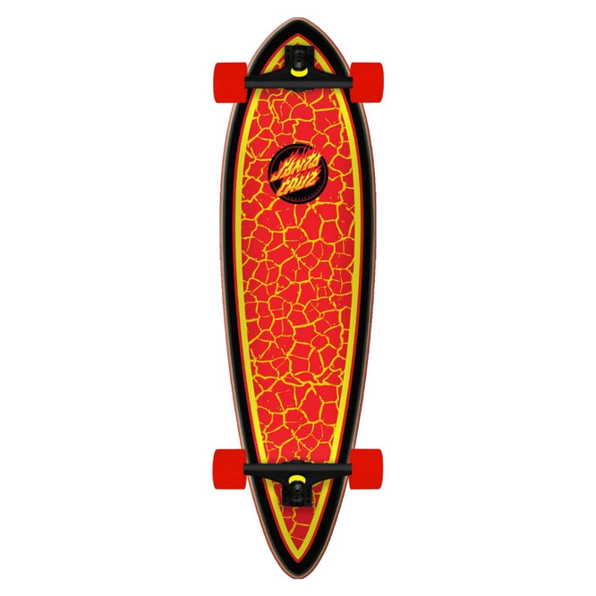 Flame Dot Pintail Cruzer 33" Longboard