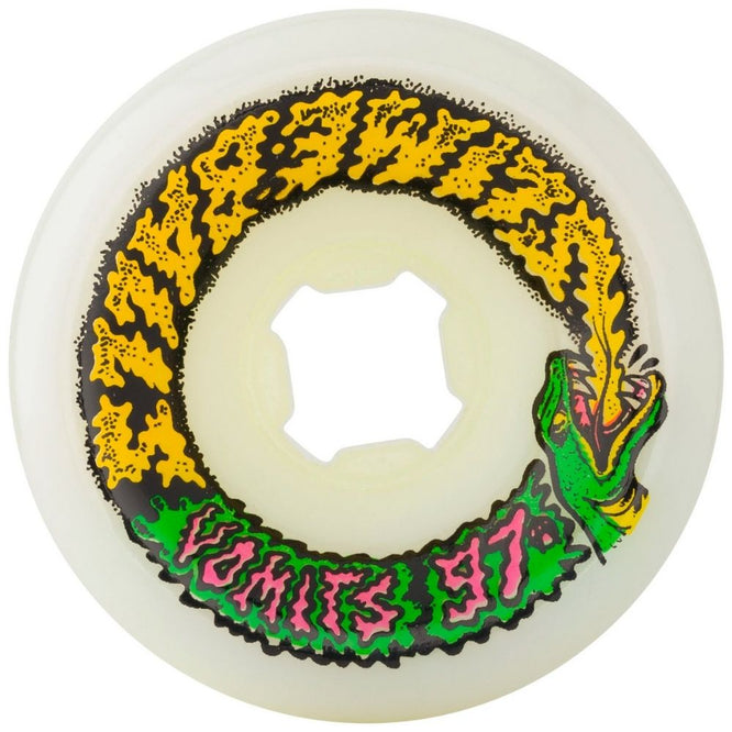 Roues de Skateboard Slime Balls Snake Vomits White 97a 60mm