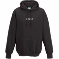 Heavyweight Script Hoodie Heather Grey