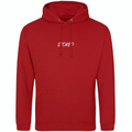 Lightweight Script Hoodie Bordeaux