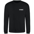 Kids Mini Script Sweater Charcoal Grey
