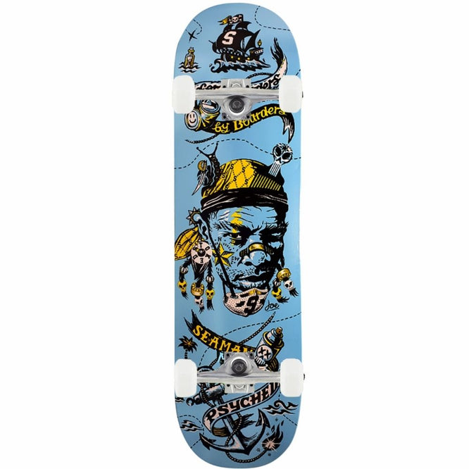 Seaman Psyched Green Premium Complete Skateboard