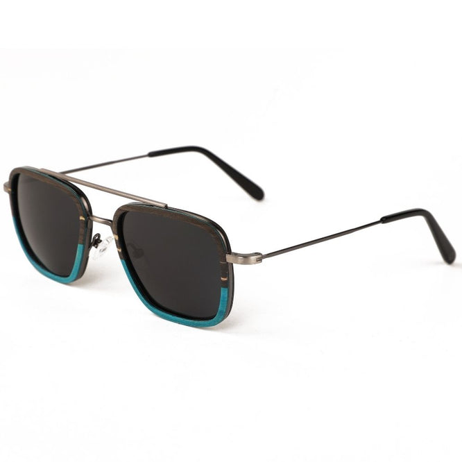 Bondi Ebony/Turquoise/Fibre + Verre gris