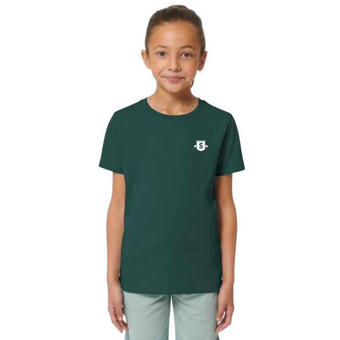 Kids Mini Shield T-Shirt Glazed Green