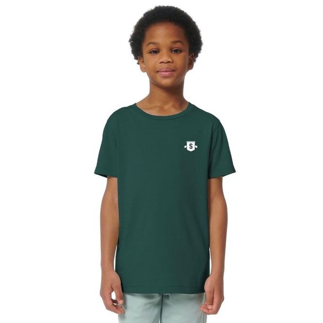 Mini T-Shirt Bouclier Enfants Vert Glacé