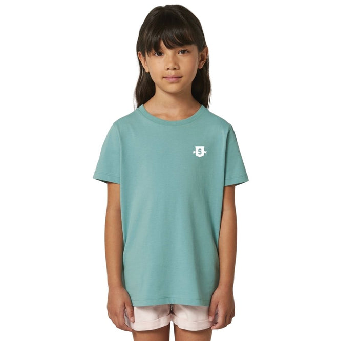 Mini T-Shirt Shield Kids Teal Montsera