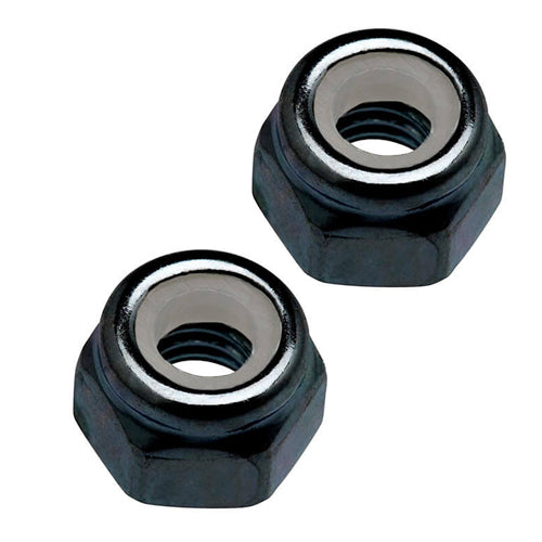 Premium Skateboard Kingpin Nut Set Black