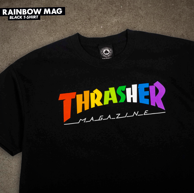 Thrasher shirt deals rainbow