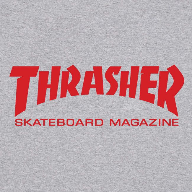 Skate Mag T-Shirt Grau/Rot