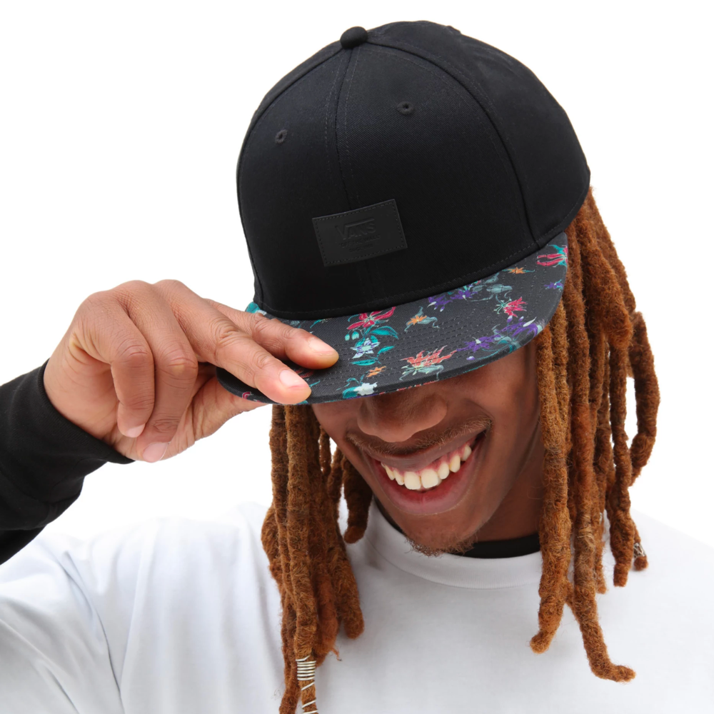 Allover it Cap Fatal Floral Black Stoked Boardshop