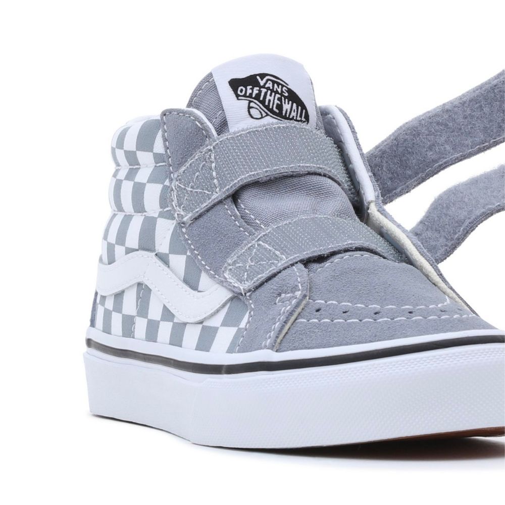 Vans sk8 top mid damier