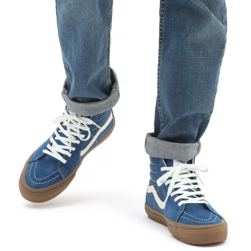 Sk8 Hi Suede Gum Dark Denim