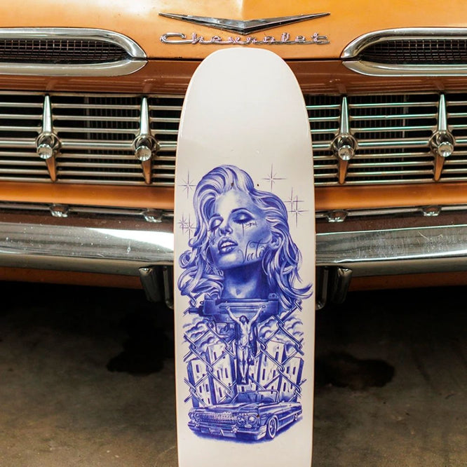 Impala 64 White 9.125" Skateboard Deck