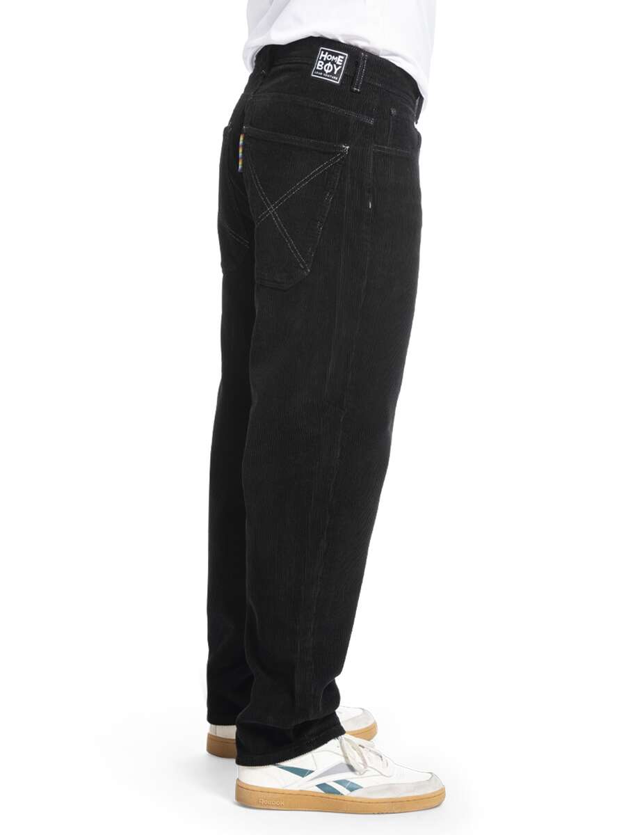 X-Tra Baggy Cord Pants Black